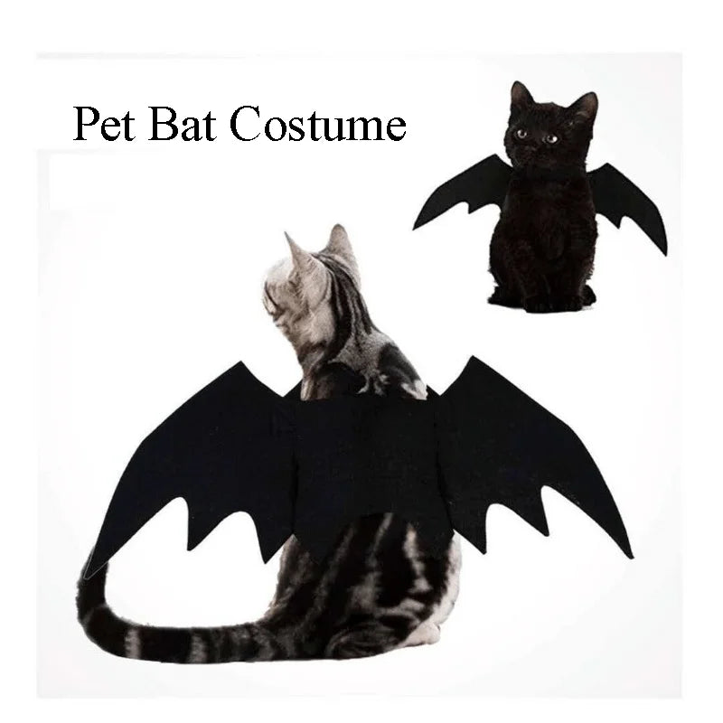 Halloween Bat Wing Costume Halloween for Cats & Small Dogs Festive Dress-Up Fun