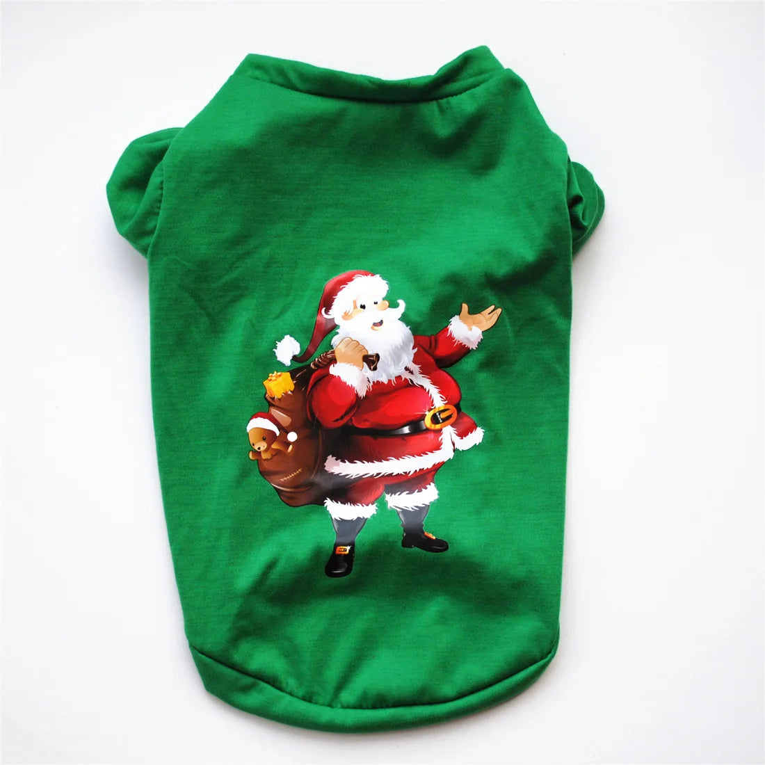 Festive Pet Shirt – Warm Christmas & New Year Clothing for Small/Medium Dogs