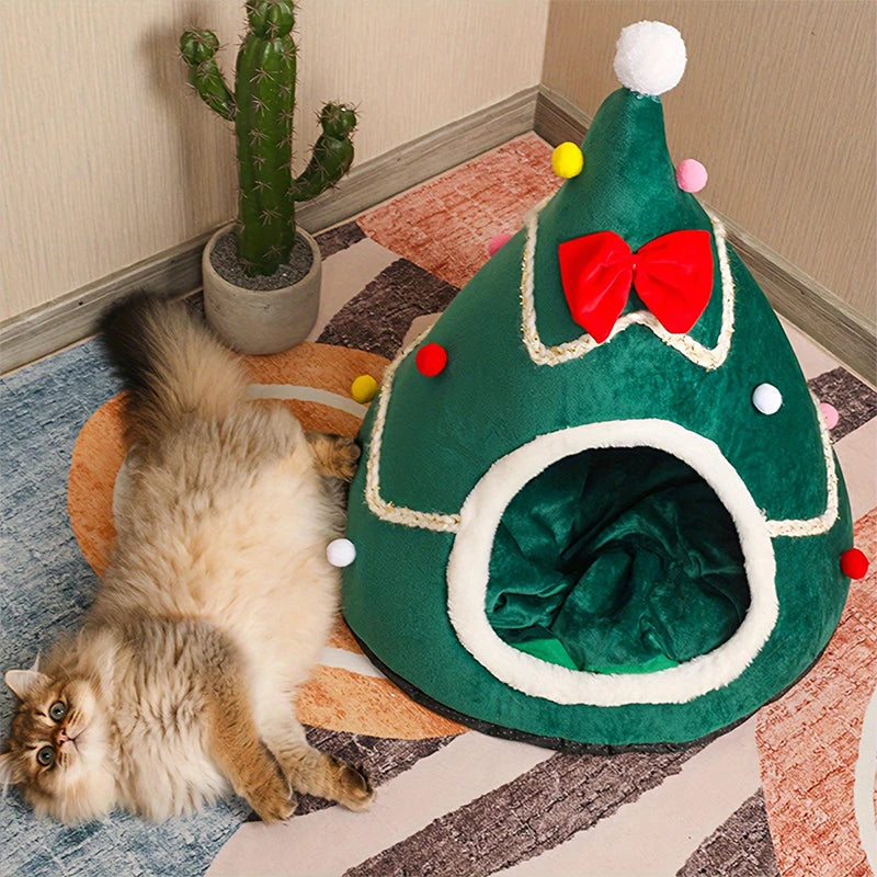 Christmas Cat/Small Dog bed