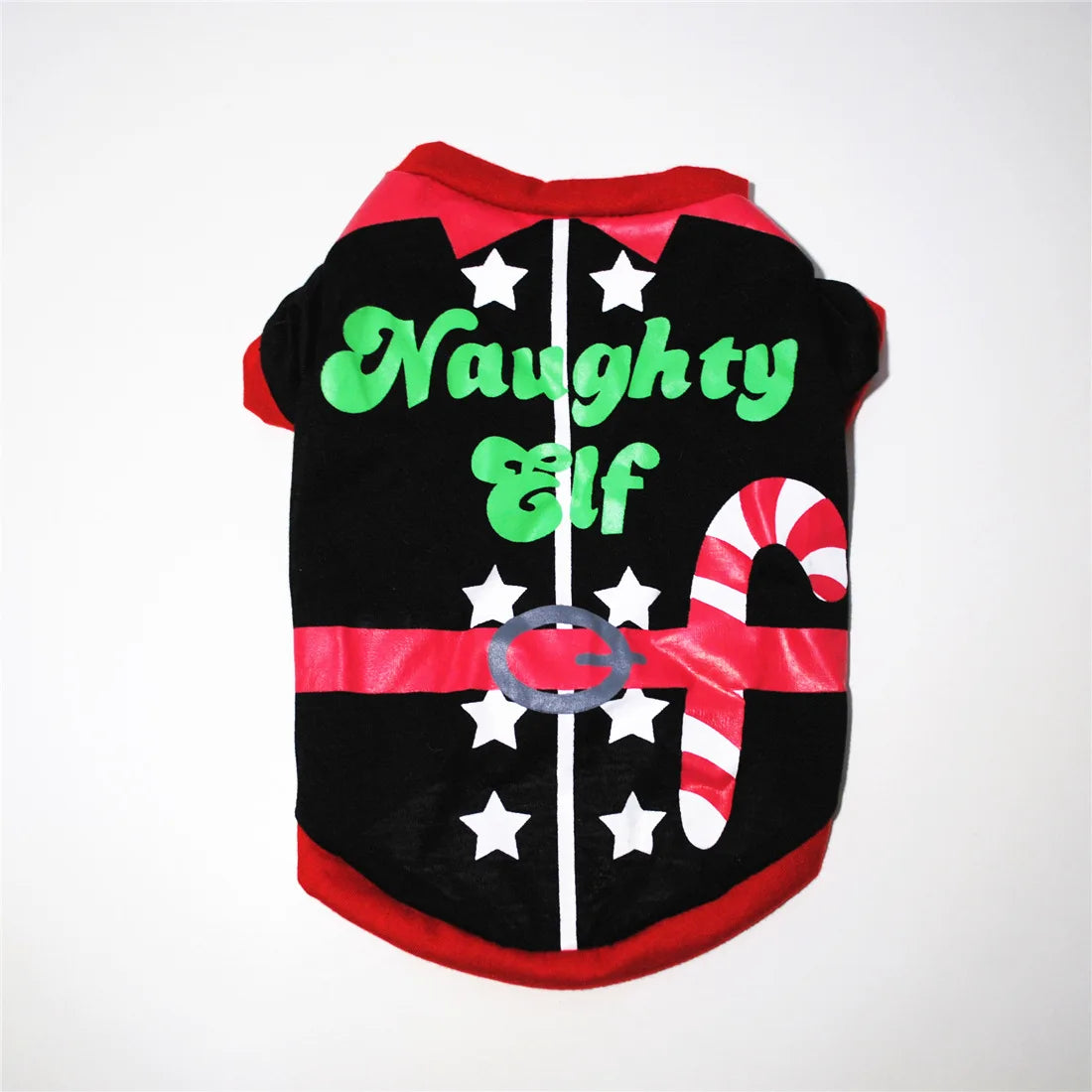 Festive Pet Shirt – Warm Christmas & New Year Clothing for Small/Medium Dogs