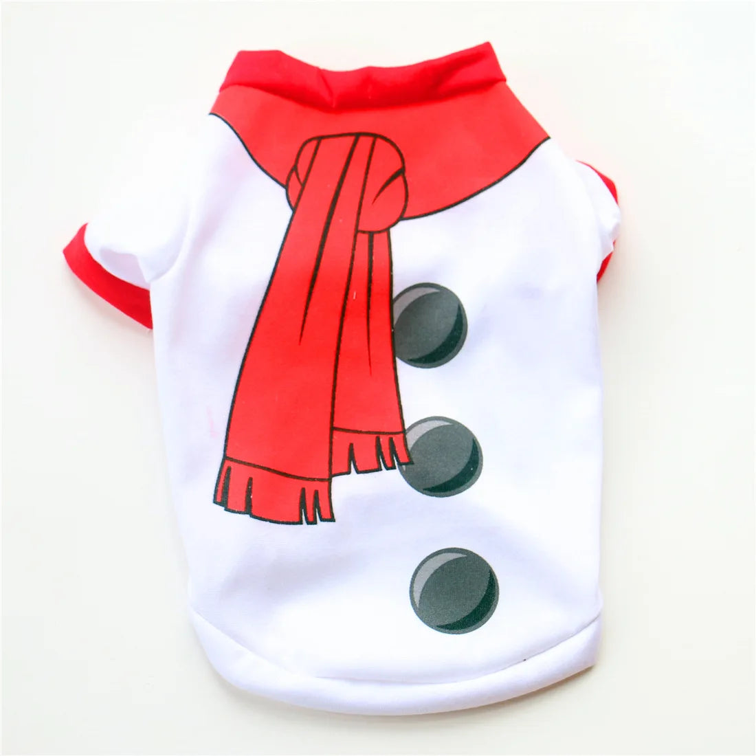 Festive Pet Shirt – Warm Christmas & New Year Clothing for Small/Medium Dogs