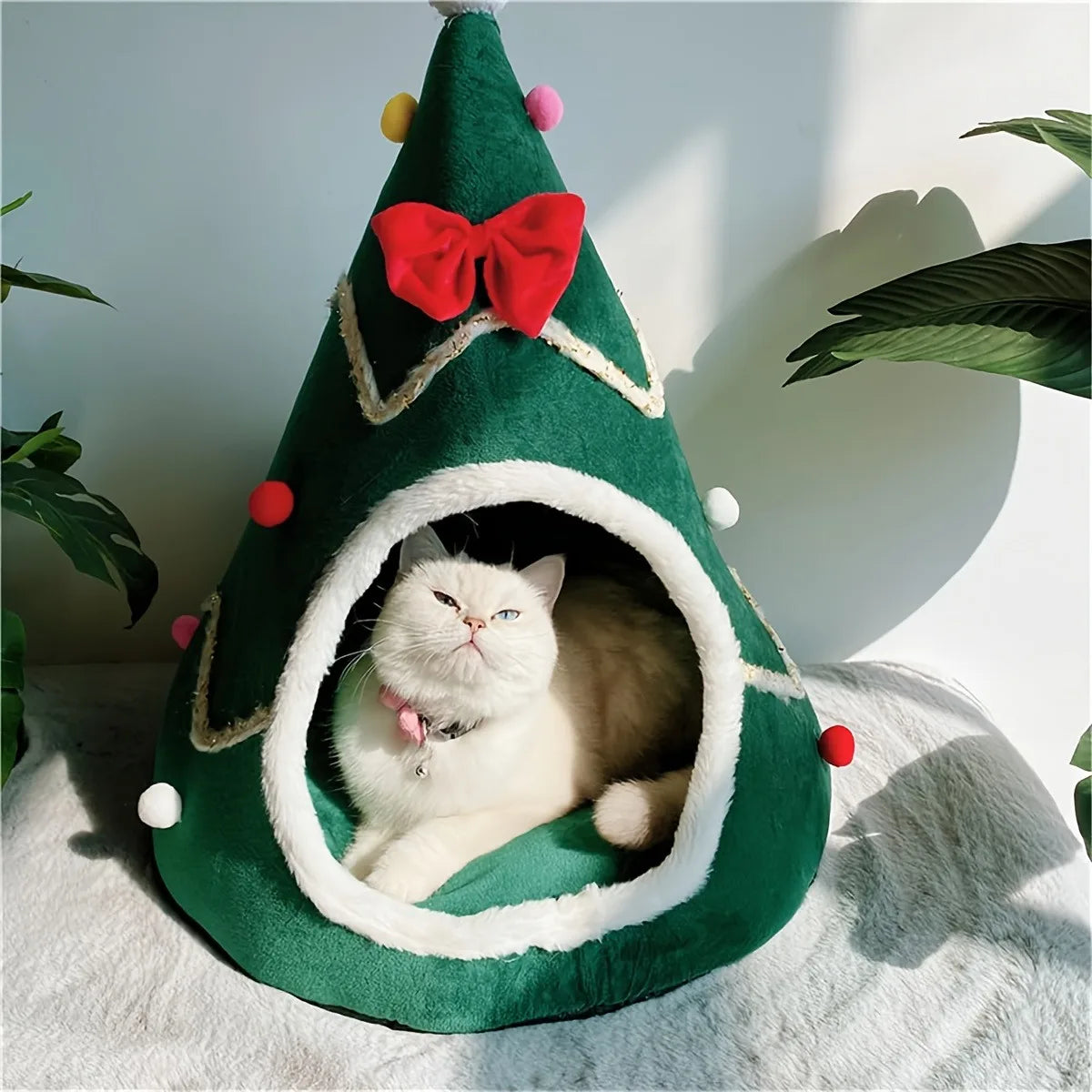 Christmas Cat/Small Dog bed
