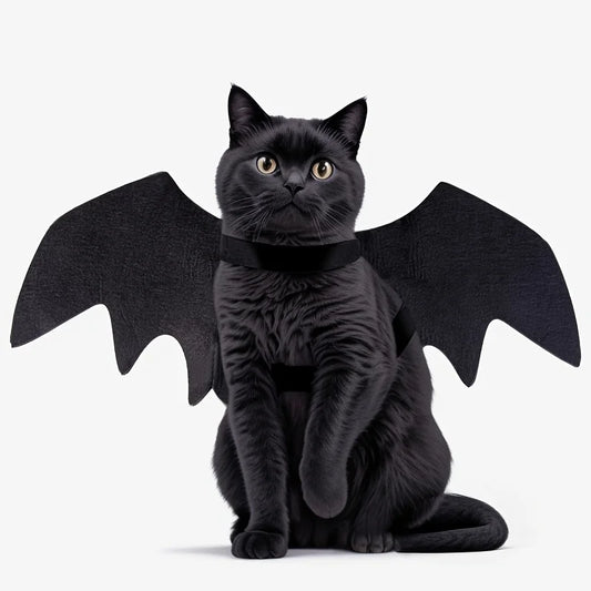 Halloween Bat Wing Costume Halloween for Cats & Small Dogs Festive Dress-Up Fun