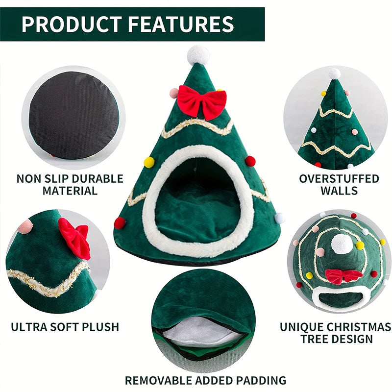 Christmas Cat/Small Dog bed