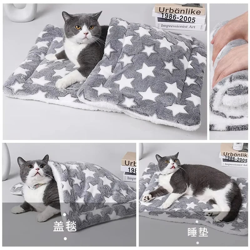 Super Soft Stars Dog/Cat mat.  Machine washable